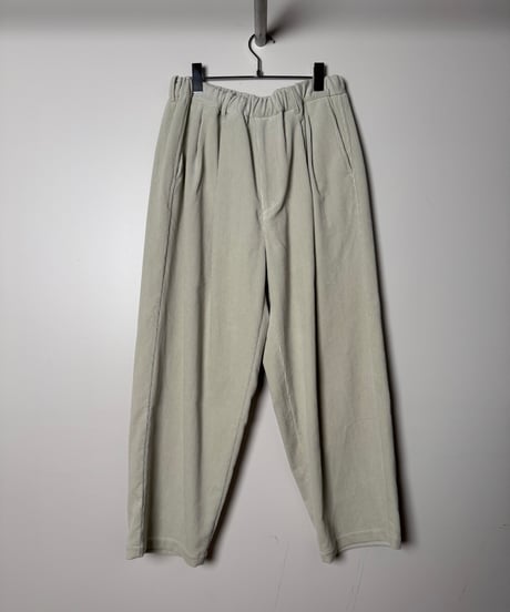 【YOKO SAKAMOTO（ヨーコサカモト）】DOUBLE PLEATED WIDE EASY PANTS –IVORY