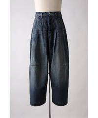 【SHINYAKOZUKA（シンヤコヅカ）】ORDINARY LIFE washed ordinary city baggy -mid indigo
