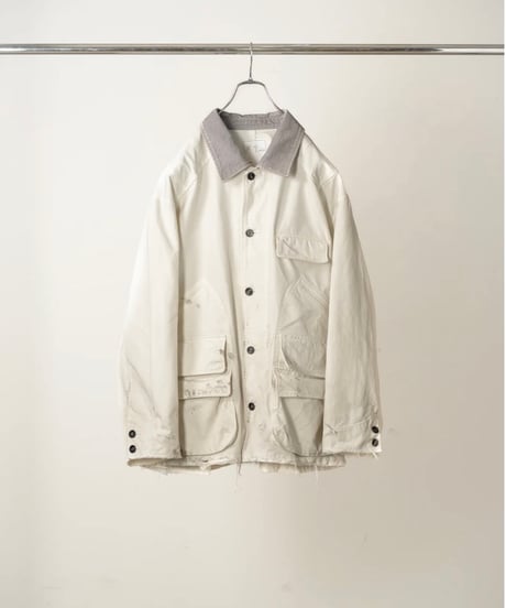 【ANCELLM（アンセルム）】FINX HUNTING JACKET -G.WHITE