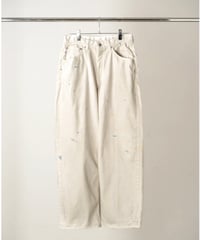 【ANCELLM（アンセルム）】 STRAIGHT WIDE DENIM PANTS -G.WHITE