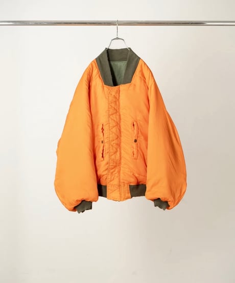 【ANCELLM（アンセルム）】AGING BOMBER JACKET -KHAKI