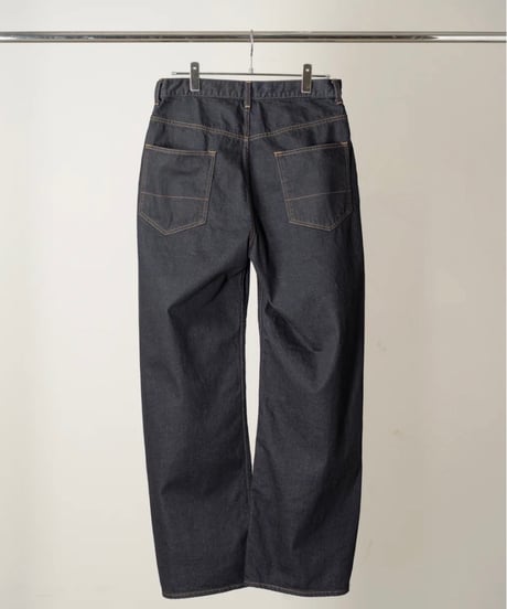 【ANCELLM（アンセルム）】STRAIGHT WIDE DENIM PANTS OW　-INDIGO