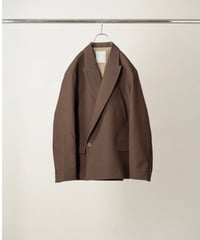 【ANCELLM（アンセルム）】DOUBLE TAILORED JACKET -GRAPH CHECK