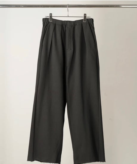 【ANCELLM（アンセルム）】SWEAT SLACKS -BLACK