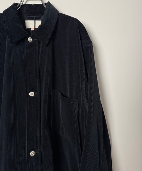 【YOKO SAKAMOTO（ヨーコサカモト）】WORK BLOUSE -BLACK