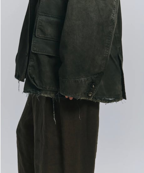 【ANCELLM（アンセルム）】FINX HUNTING JACKET -G.WHITE