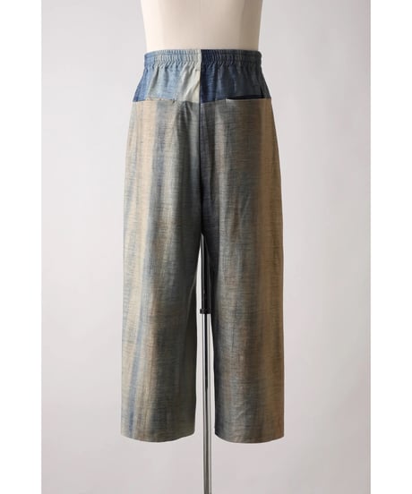 【SHINYAKOZUKA（シンヤコヅカ）】SMALL TRADES home baggy -watercolour blue