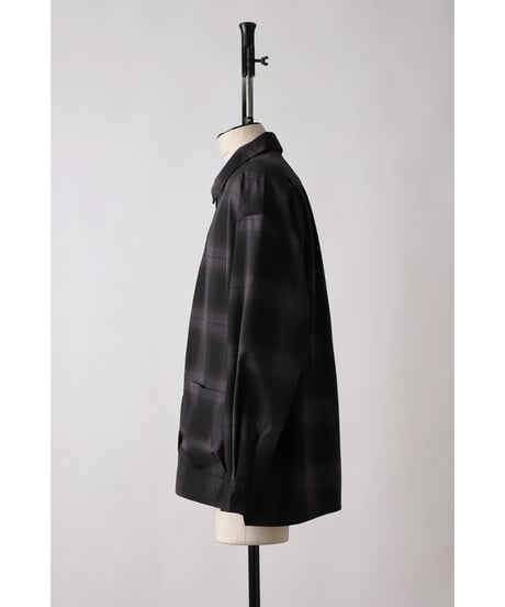 【SHINYAKOZUKA（シンヤコヅカ）】SMALL TRADES roomy shirt -black palette