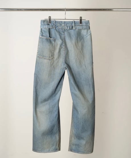 【ANCELLM（アンセルム）】DENIM PAINTER PANTS  -INDIGO