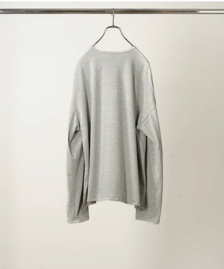 【ANCELLM（アンセルム）】C/R LS T-SHIRT -GRAY