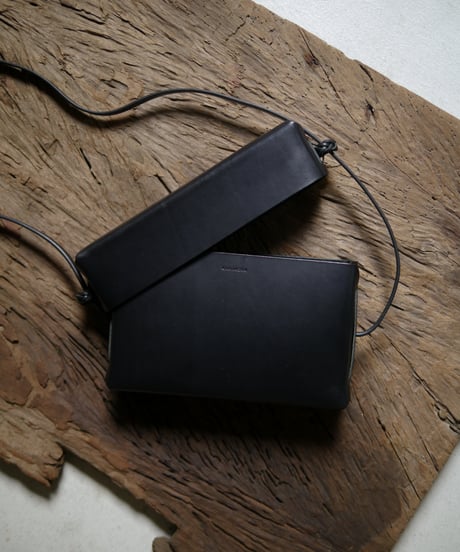 【KAMAROAN（カマロアン）】Woven Lid Bag  -All Black