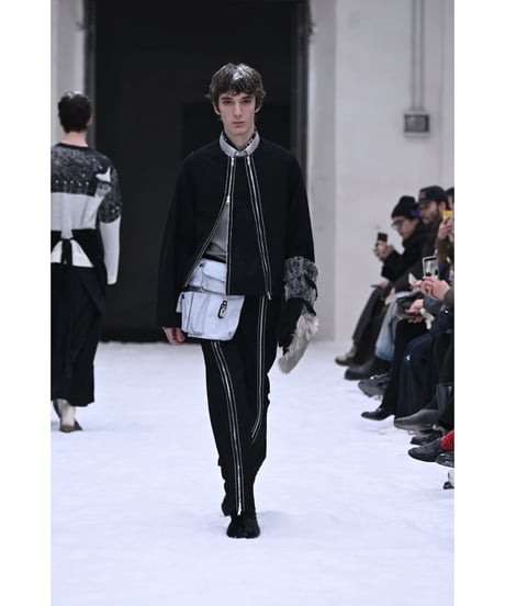 【SHINYAKOZUKA（シンヤコヅカ）】SMALL TRADES charles jacket with picturesque stitches -night black