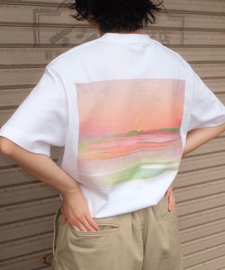 【SEKIYAHAMA SUNSET T-shirt   artwork by yoshirotten】