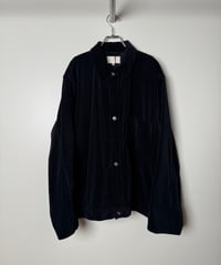【YOKO SAKAMOTO（ヨーコサカモト）】WORK BLOUSE -BLACK