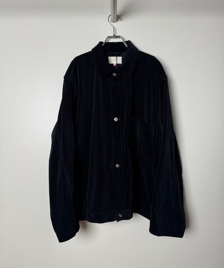 【YOKO SAKAMOTO（ヨーコサカモト）】WORK BLOUSE -BLACK