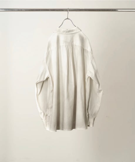 【ANCELLM（アンセルム）】L.T OZ DENIM SHIRT -G.WHITE