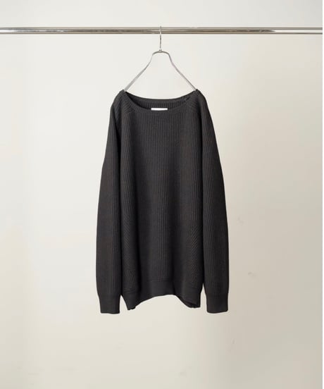 【ANCELLM（アンセルム）】TUCK IN KNIT - BLACK