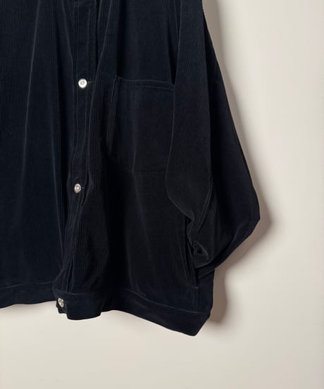 【YOKO SAKAMOTO（ヨーコサカモト）】WORK BLOUSE -BLACK