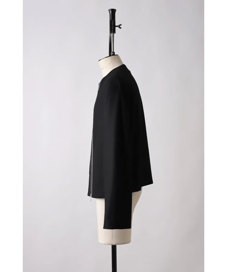 【SHINYAKOZUKA（シンヤコヅカ）】SMALL TRADES charles jacket with picturesque stitches -night black