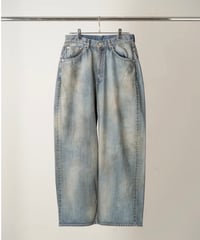 【ANCELLM（アンセルム）】STRAIGHT WIDE DENIM PANTS -INDIGO