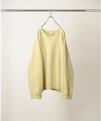 【ANCELLM（アンセルム）】FLEECE-LINED SWEAT SHIRT -YELLOW