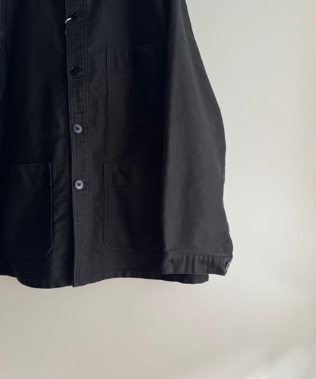 【CIOTA（シオタ）】 Moleskin French Work Jacket -BLACK