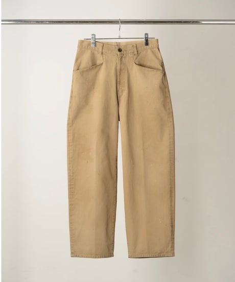 【ANCELLM（アンセルム）】 AGING CHINO SLACKS -BEIGE