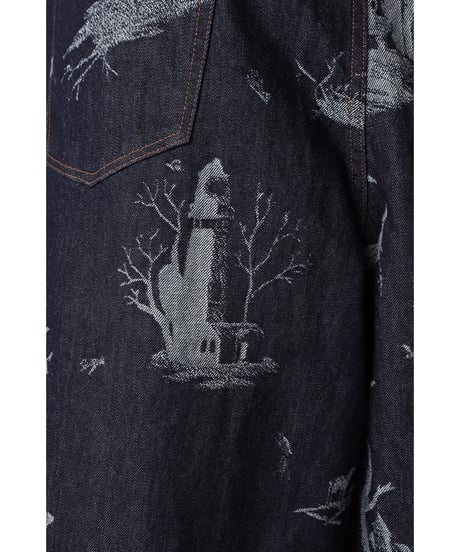 【SHINYAKOZUKA（シンヤコヅカ）】SMALL TRADES city baggy -indigo