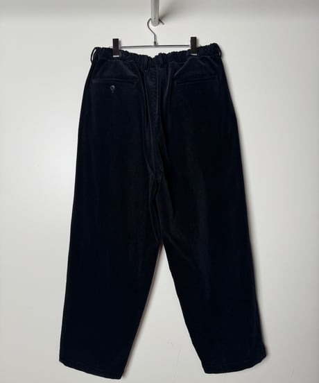 【YOKO SAKAMOTO（ヨーコサカモト）】DOUBLE PLEATED WIDE EASY PANTS –BLACK