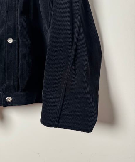 【YOKO SAKAMOTO（ヨーコサカモト）】WORK BLOUSE -BLACK