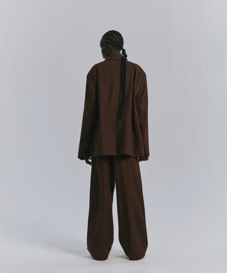 【ANCELLM（アンセルム）】DOUBLE TAILORED JACKET -GRAPH CHECK