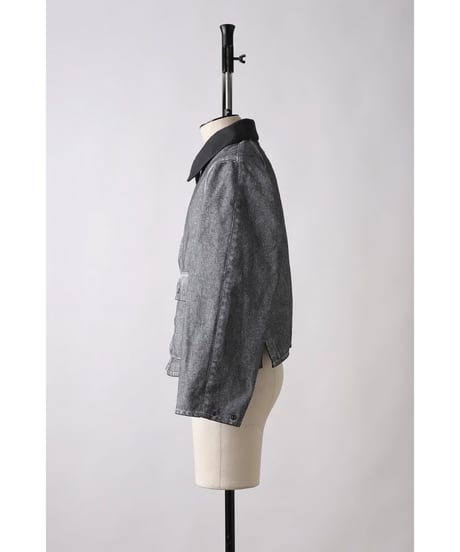 【SHINYAKOZUKA（シンヤコヅカ）】SMALL TRADES charles jacket with picturesque stitches -night black