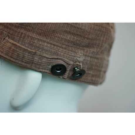 Corduroy Damaged Military Cap