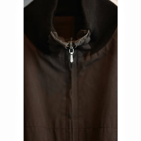 Vintage Rib Collar Riri Full Zipup Jacket (Reversible)