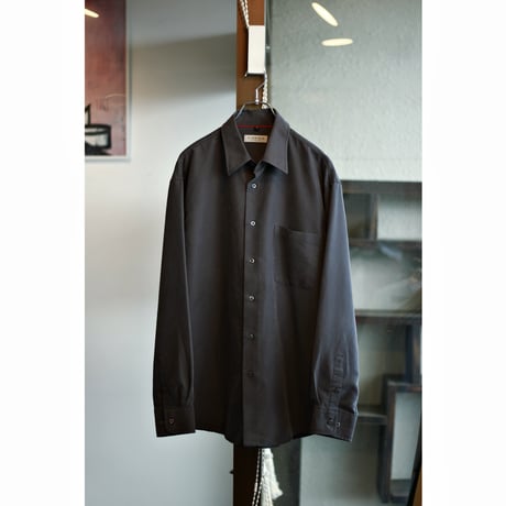2000s “C&A CANDA” Modal Stripe Embroidery Shirt