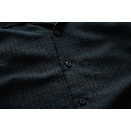 2000s Opencollar Waven Rayon Blend Shirt