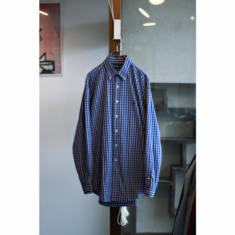 1990s〜 “Ralph Lauren” Classic Fit Plaid Shirt