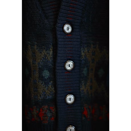 1990s “Sovrano” 3D Knit Cardigan / Made in Australia