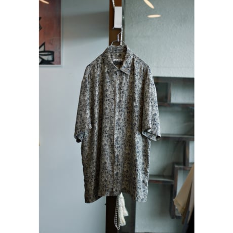 1990s〜 Abstract Print Silk Shirt