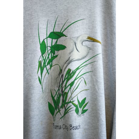 1990s〜 Hanes Egret Graphic Print Sweatshirt