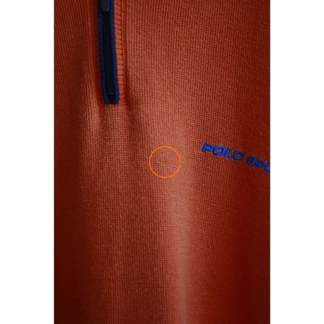 1990s “POLO SPORT” Halfzip Knit Polo Tops