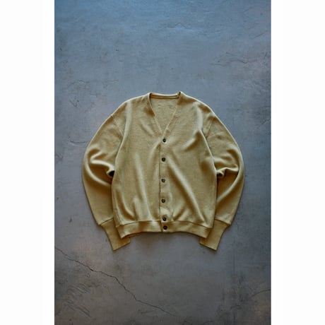 Vintage Butter Yellow Knit Cardigan
