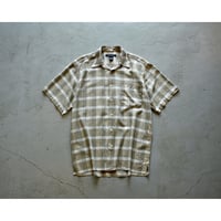 Right Brown Plaid Linen Rayon Shirt