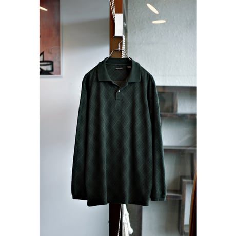 1990s〜2000s Argyle LS Polo Shirt