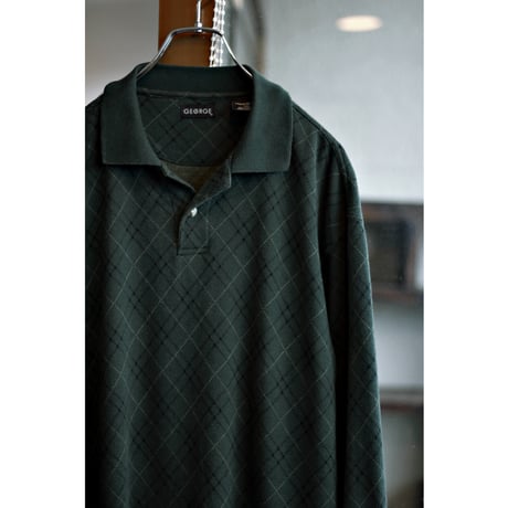 1990s〜2000s Argyle LS Polo Shirt