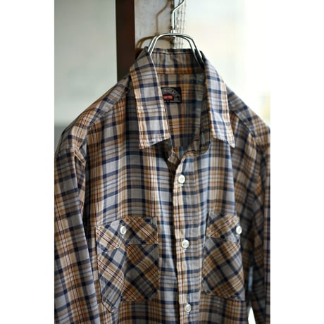 1980s “Levi's” White Tab Plaid Shirt
