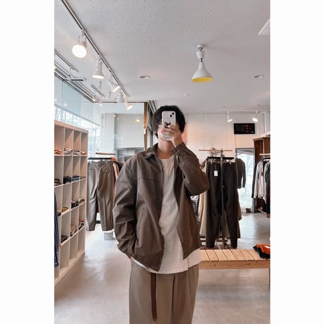 Vintage Rib Collar Riri Full Zipup Jacket (Reversible)
