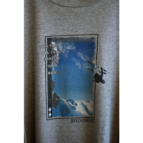 2000s Early anvil Breckenridge Graphic LS Tshirt