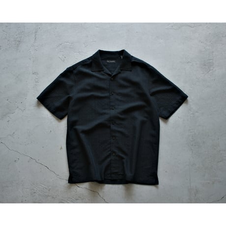 2000s Opencollar Waven Rayon Blend Shirt