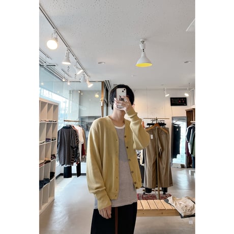 Vintage Butter Yellow Knit Cardigan